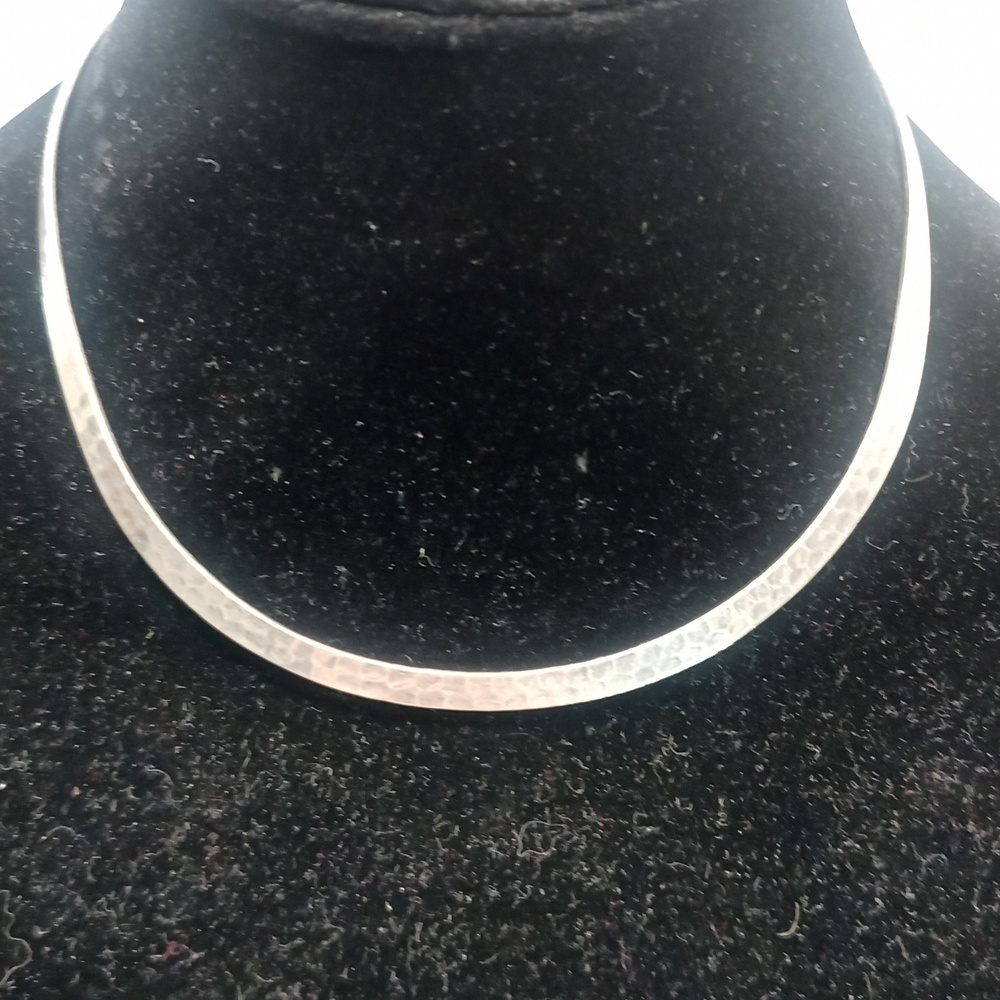 Mexico 925 Sterling Silver Torque Necklace Slider Color Colour